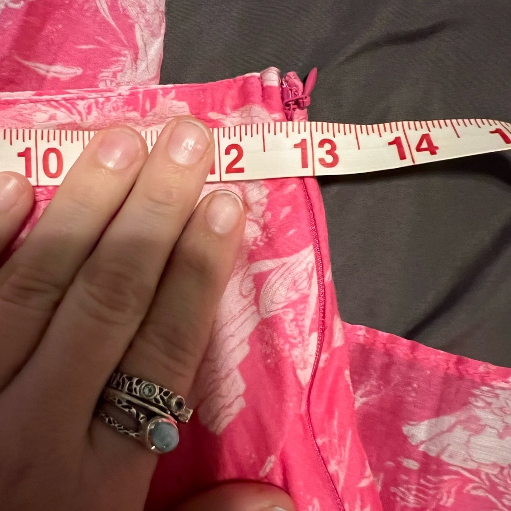 LoveShackFancy Vibrant Pink Floral Maxi Skirt - Picture 8 of 15